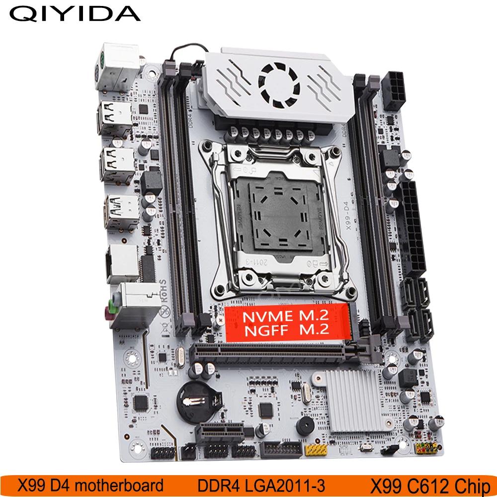 Qiyida  LGA2011-3 X99 C612 Ĩ , USB3.0 NVME M.2 SSD , DDR4 ޸  Xeon E5 V3 V4 μ X99 D4